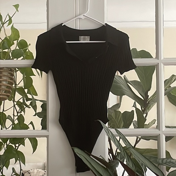 Alohas soft retro bodysuit in black size small - Picture 7 of 8